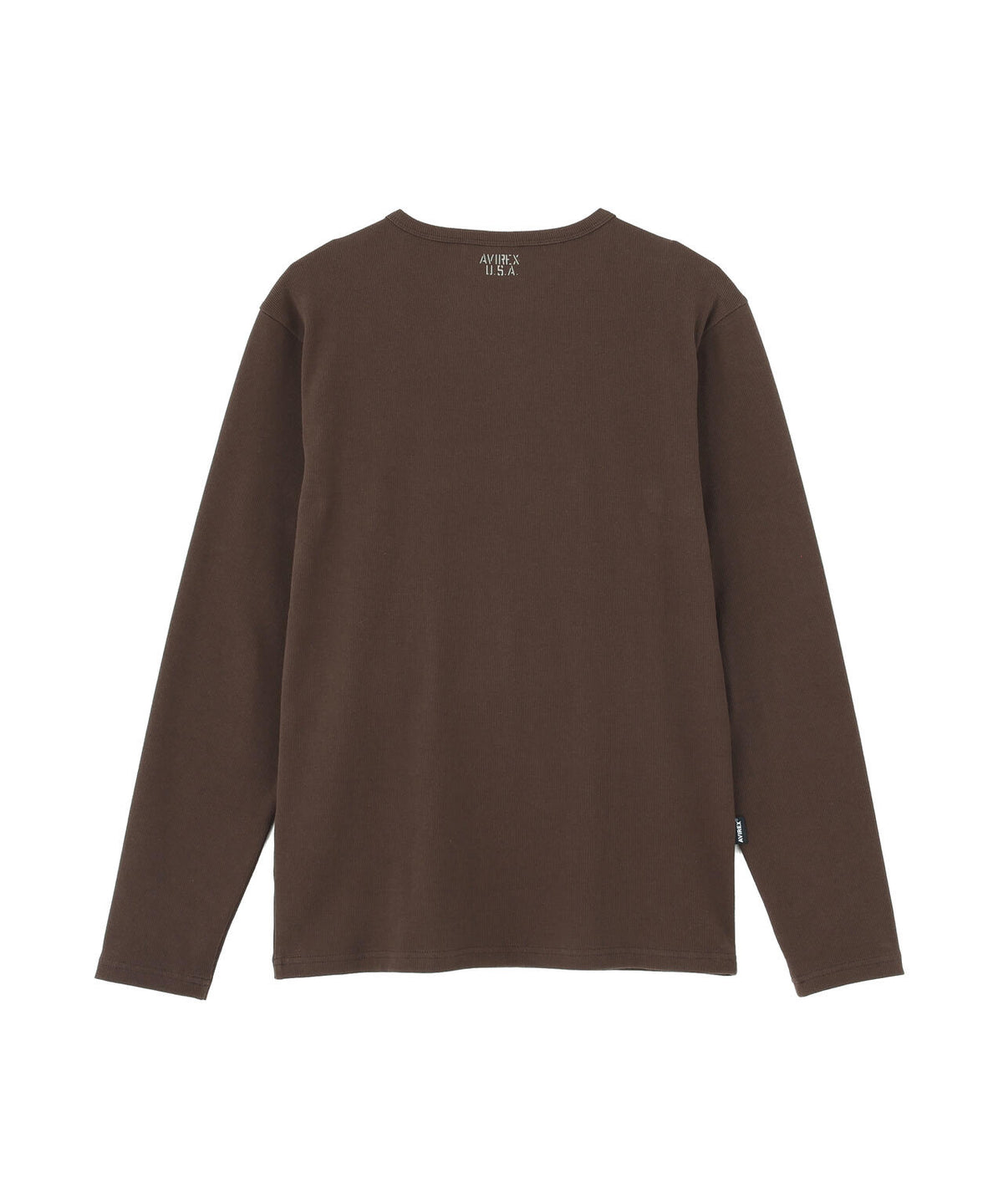 《DAILY/デイリー》RIB L/S CREW NECK T-SHIRT