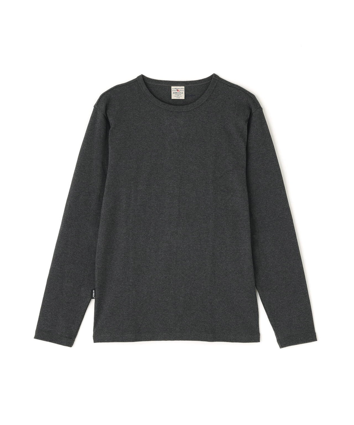 《DAILY/デイリー》RIB L/S CREW NECK T-SHIRT
