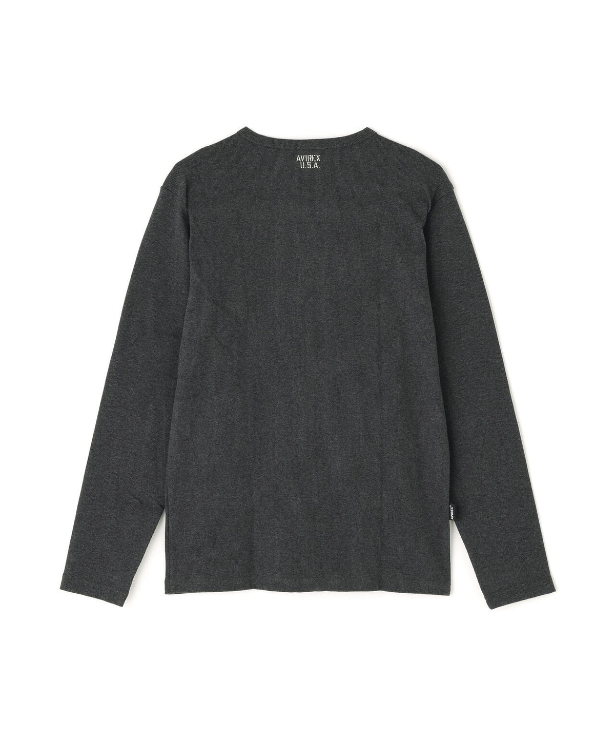 《DAILY/デイリー》RIB L/S CREW NECK T-SHIRT