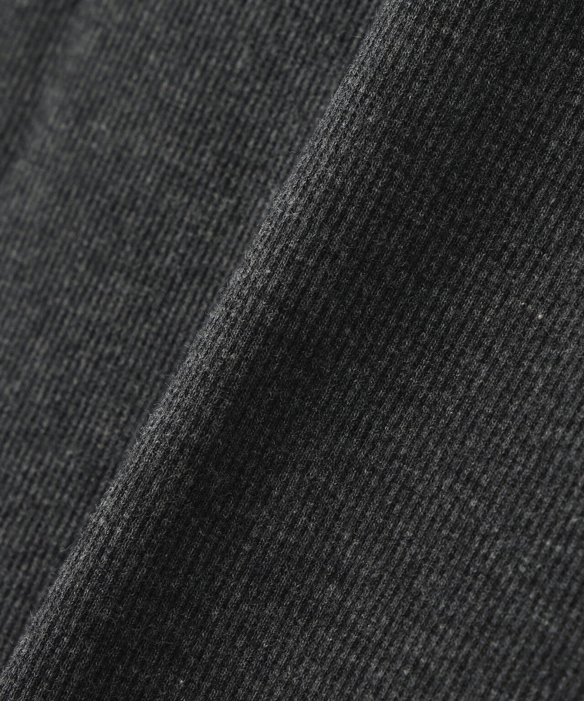 《DAILY/デイリー》RIB L/S CREW NECK T-SHIRT