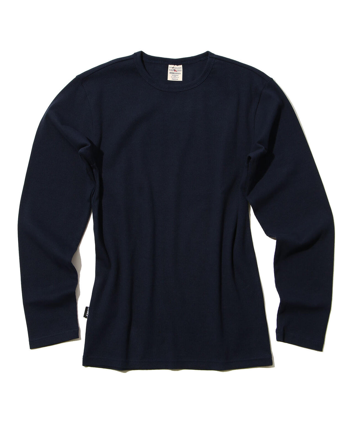 《DAILY/デイリー》RIB L/S CREW NECK T-SHIRT