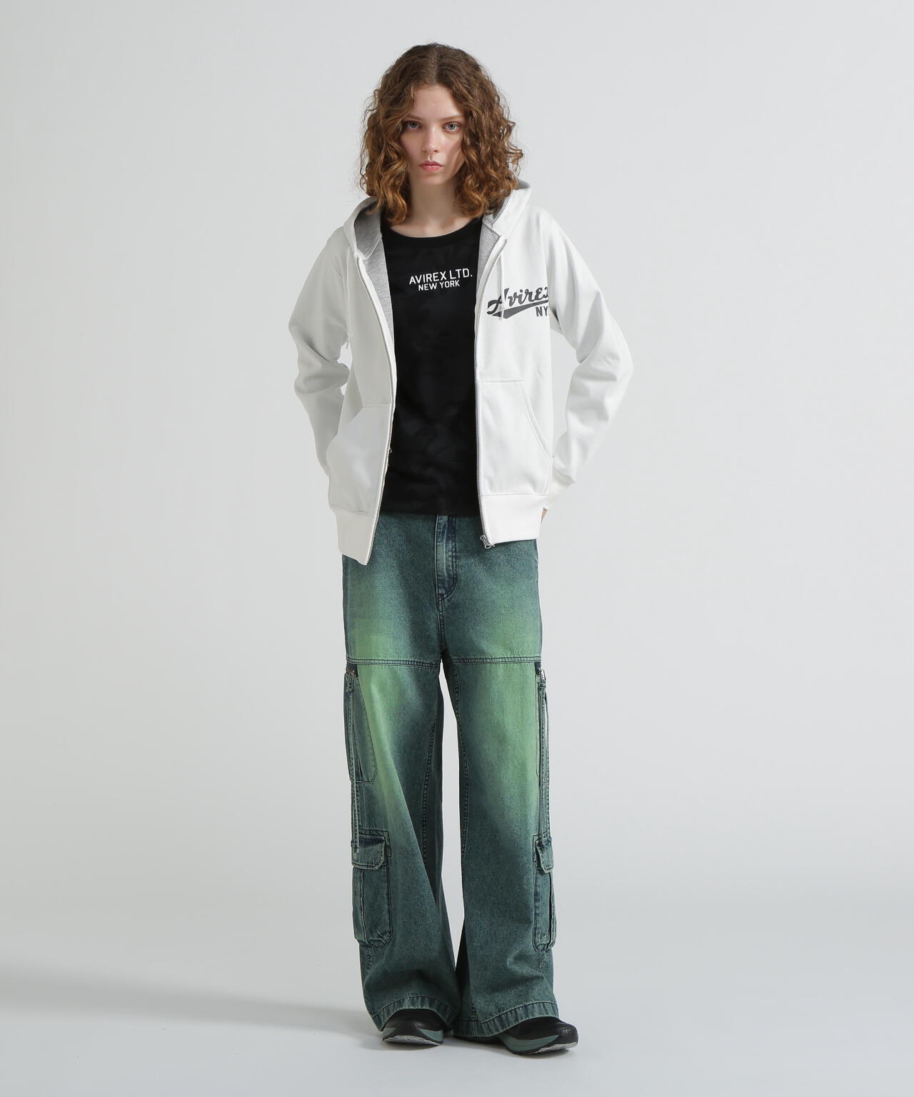 《WEB&DEPOT限定》BONDING ZIP PARKA/ボンディングジップパーカー