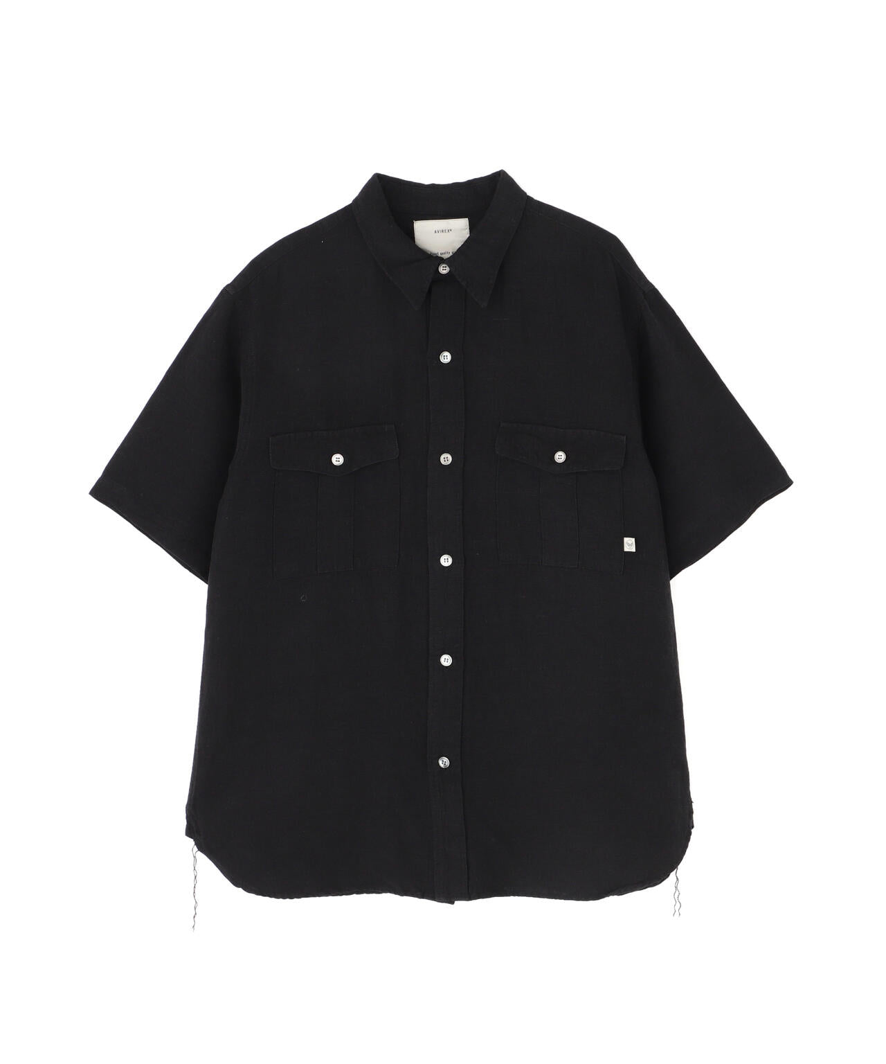《TFQP by HANDROOM》UTILITY SHORTSLEEVE SHIRT FLAT BLACK / 半袖シャツ