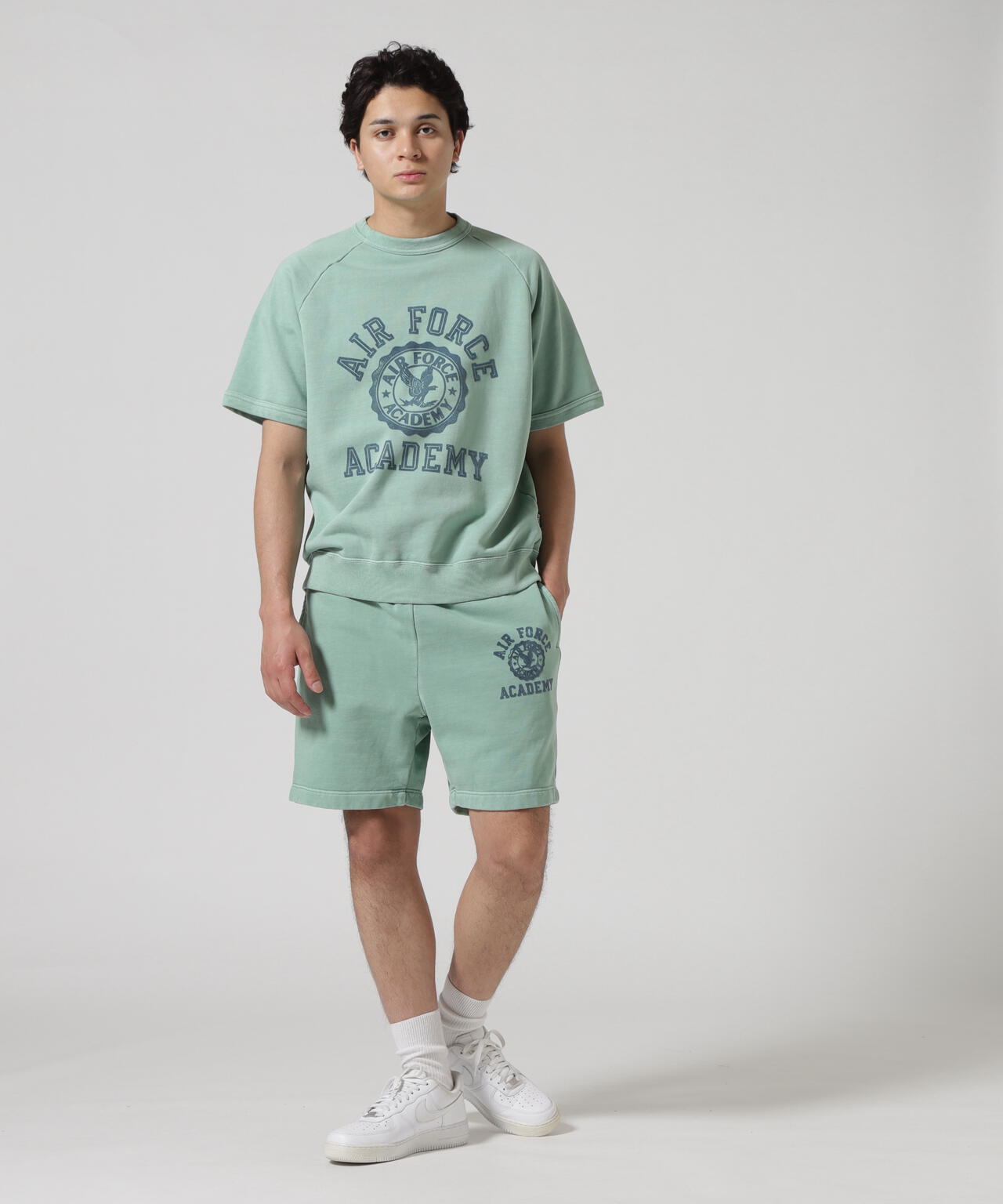 SWEAT T-SHIRT "USAFA" / スウェット 半袖Tシャツ / AVIREX / アヴィレックス