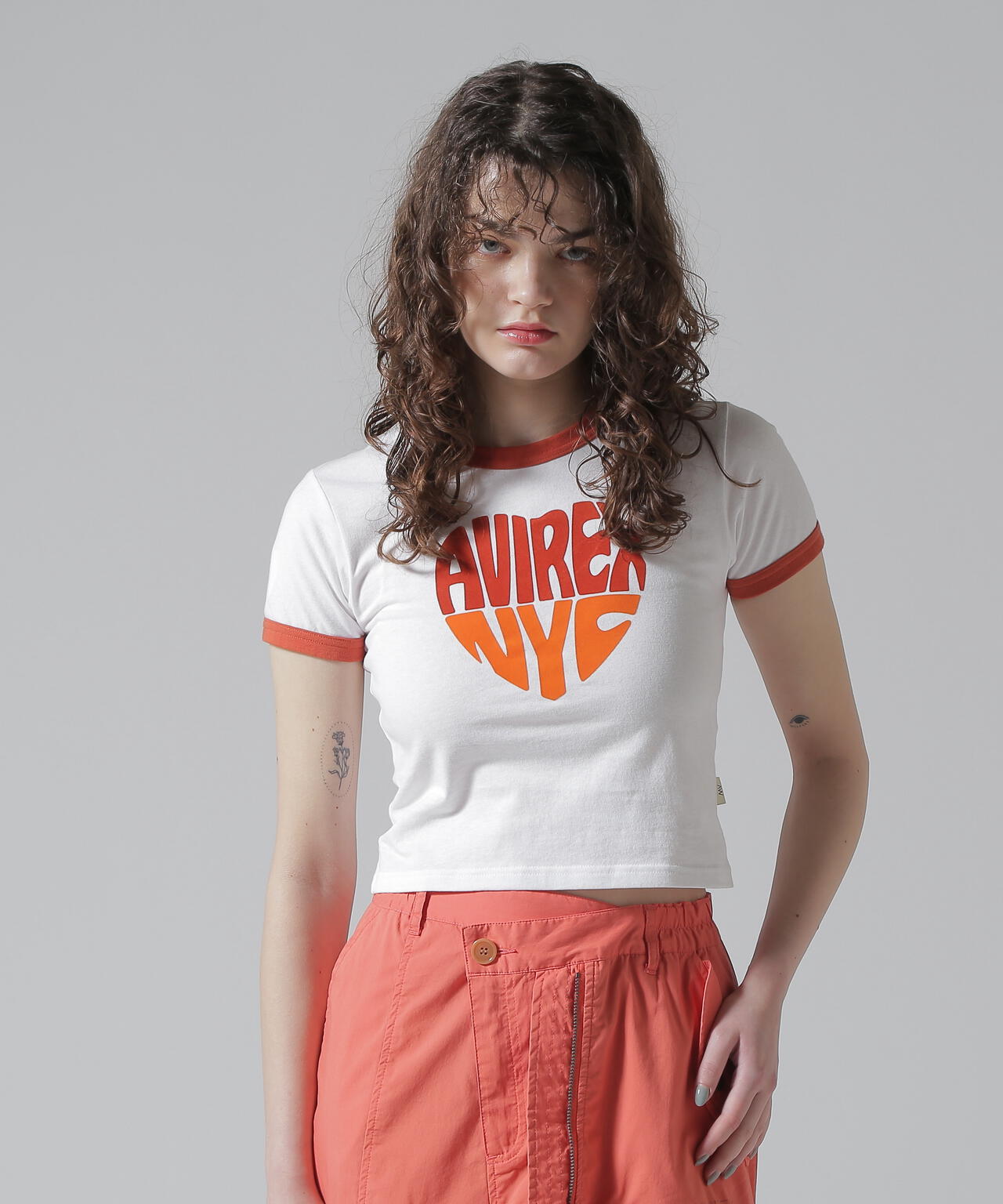 RINGER HEART LOGO T-SHIRT/リンガーハートロゴTシャツ