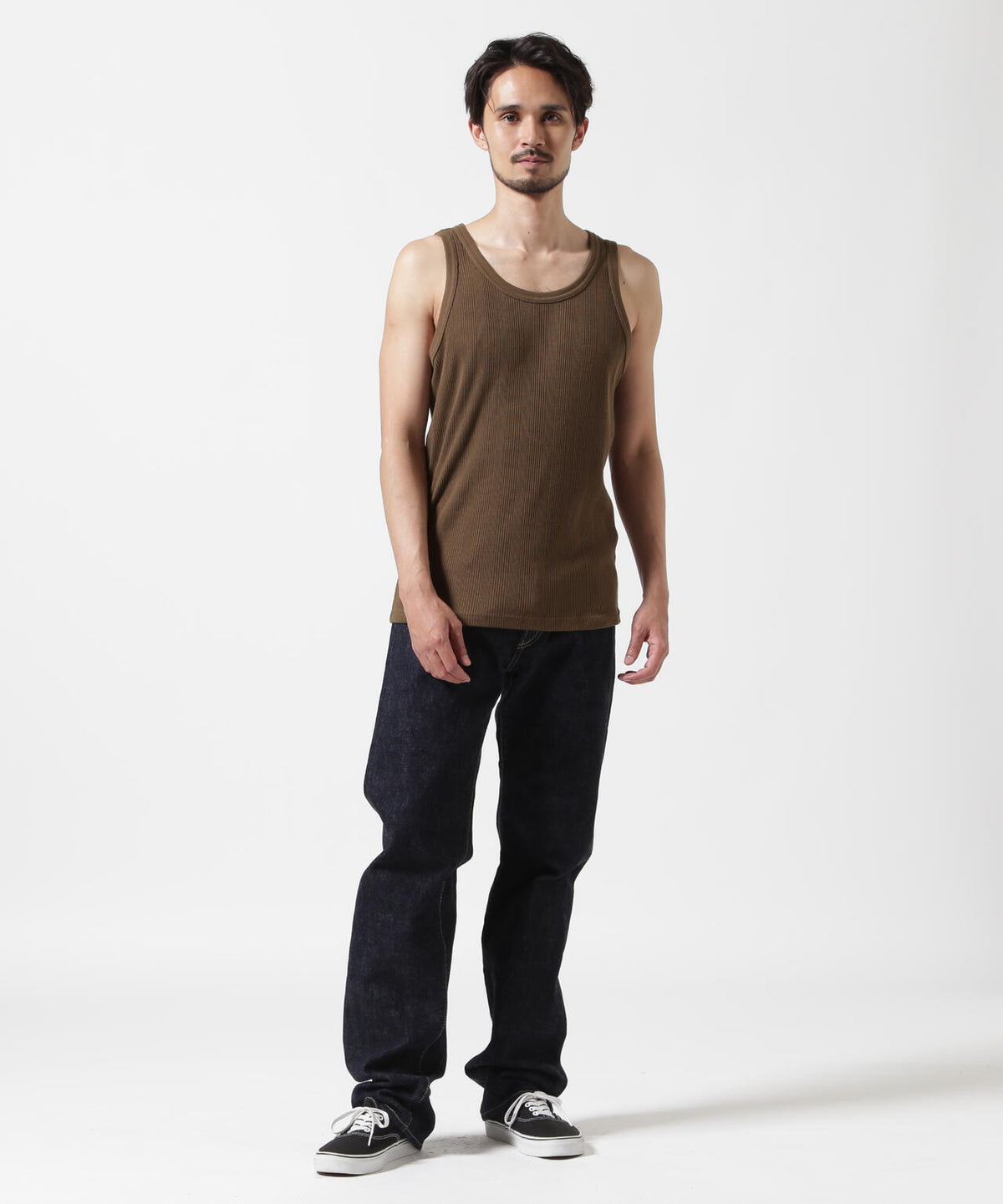 《直営店限定》RANDOM RIB TANK TOP / ランダムリブ タンクトップ
