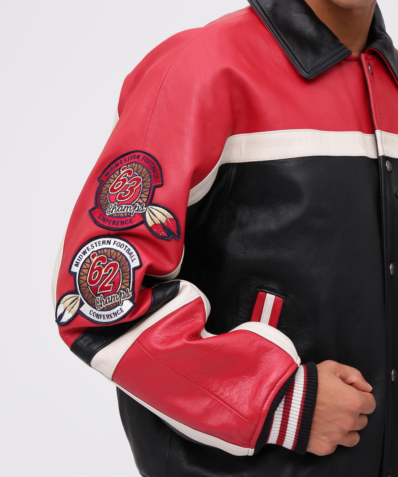 VARSITY JACKET RED AXES / バーシティジャケット レッドアクシズ / AVIREX / アヴィレックス