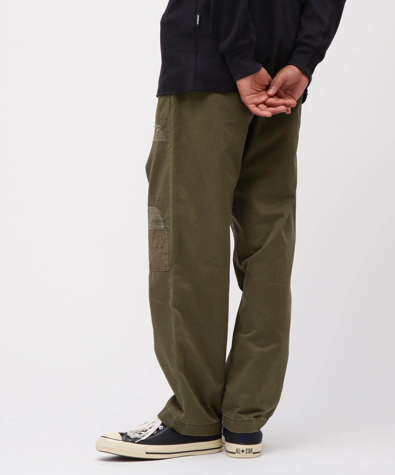 《RESTORE COLLECTION》ARMY CHINO PANTS ”REPAIR CUSTOM”