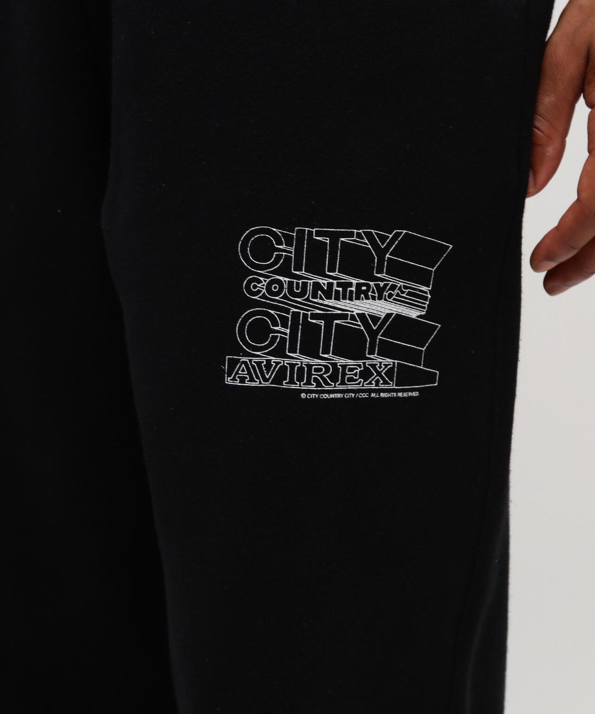 《AVIREX × CITY COUNTRY CITY》SIGNATURE SWEAT PANTS