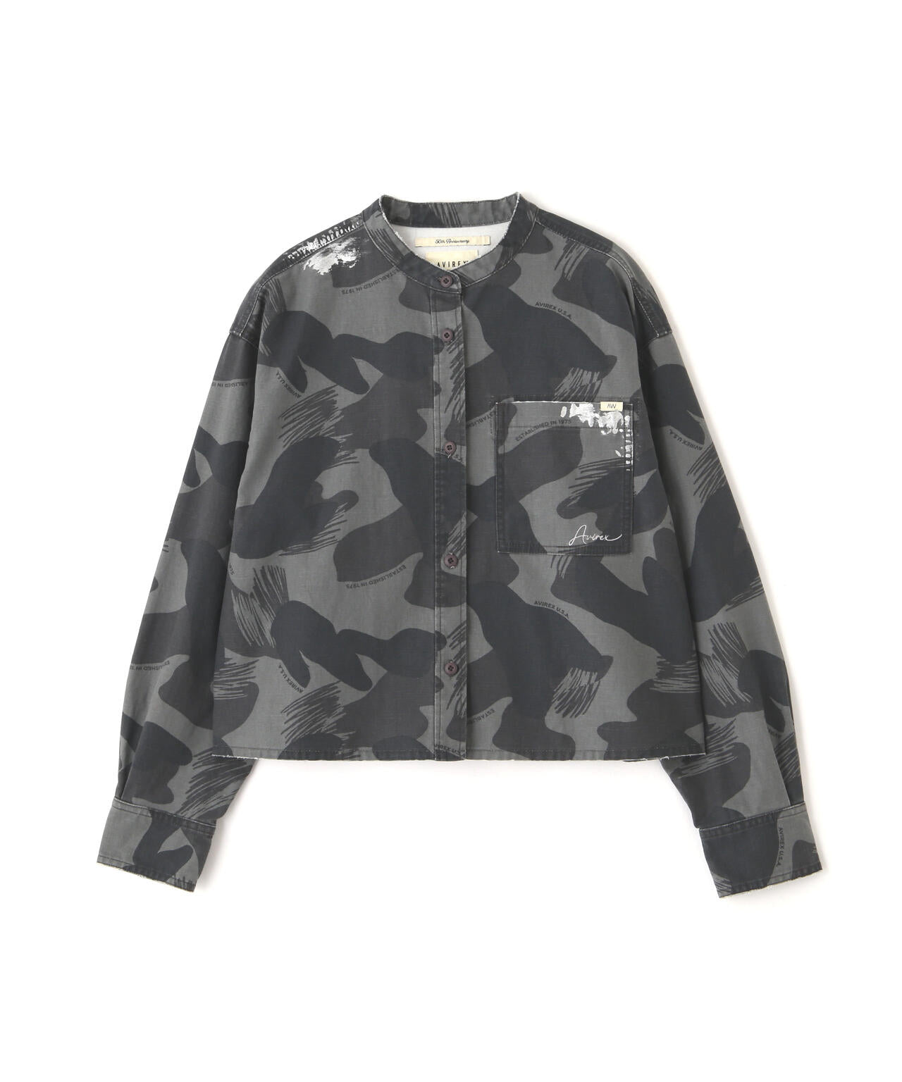 《WOMAN》CAMOUFLAGE SHORT SHIRTS/カモフラージュショートシャツ