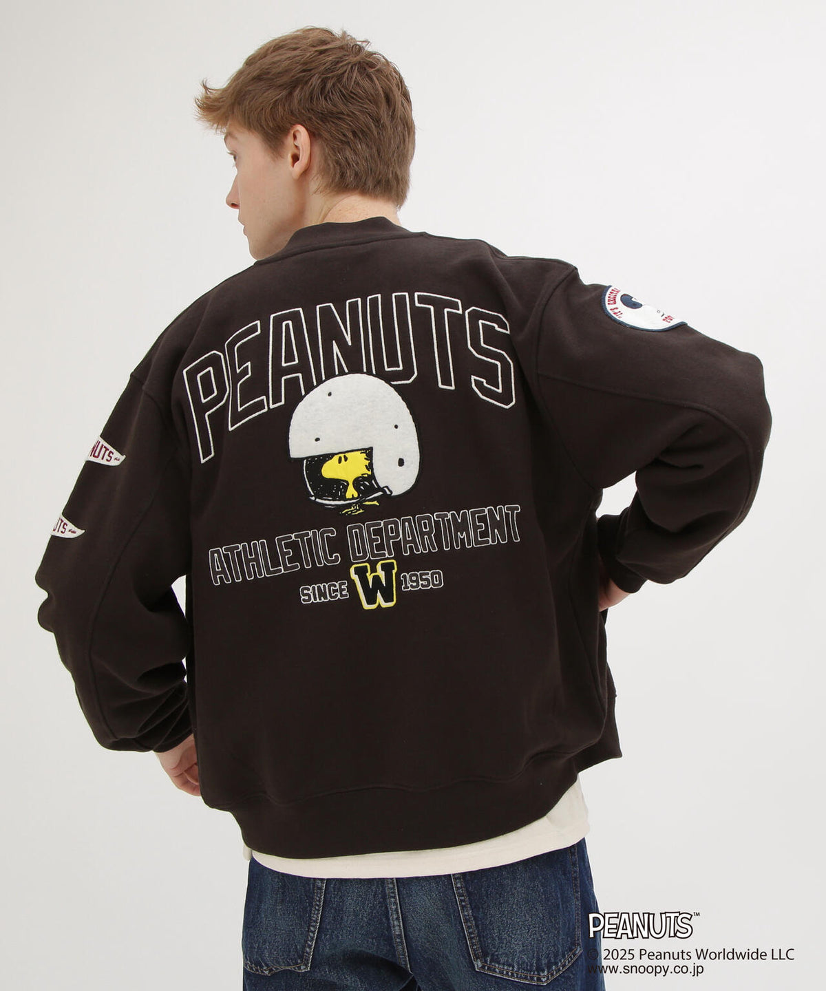 《AVIREX × PEANUTS》SWEAT CARDIGAN