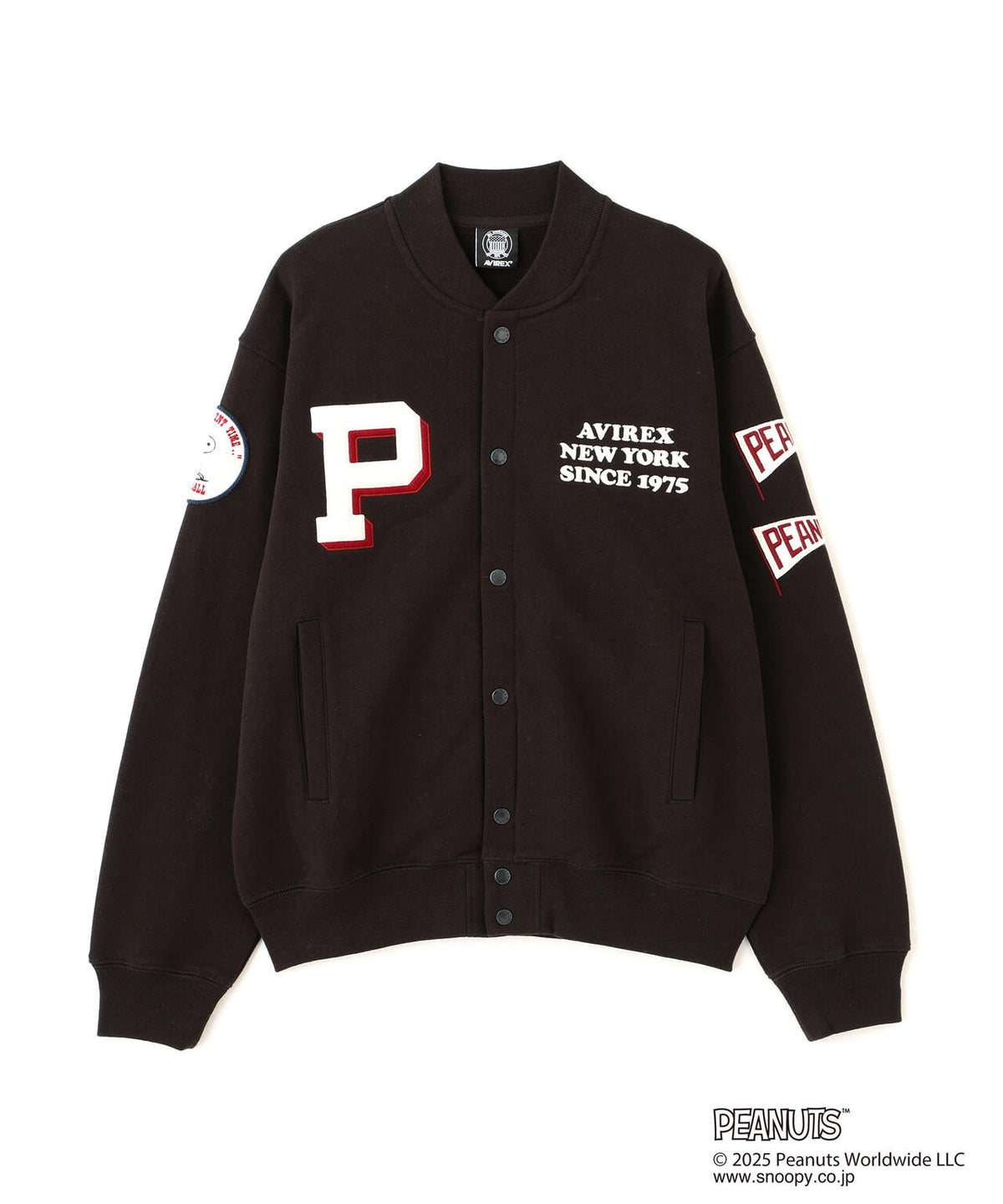《AVIREX × PEANUTS》SWEAT CARDIGAN