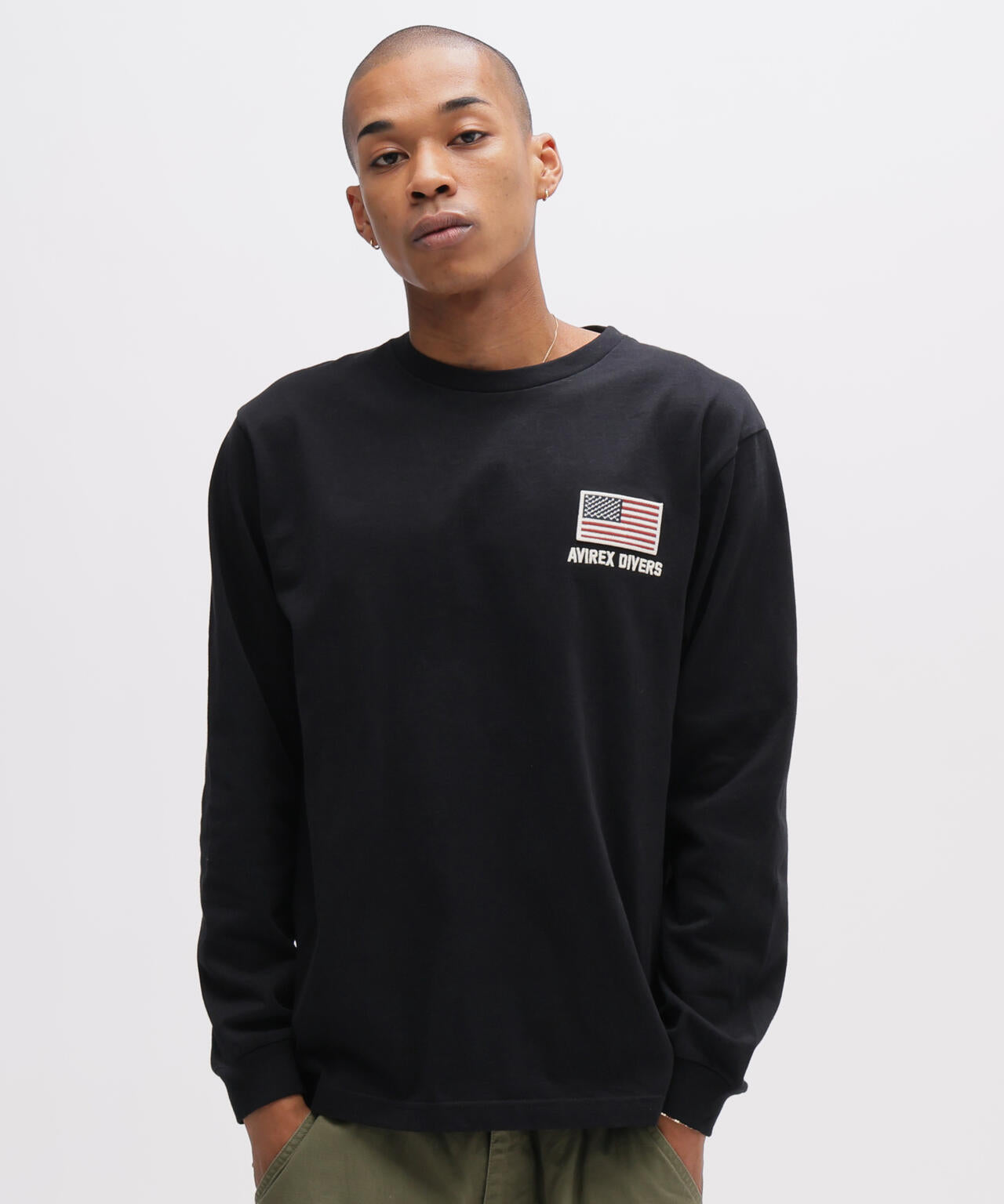 《WEB&DEPOT限定》EMB L/S T-SHIRT NAVY SEALS