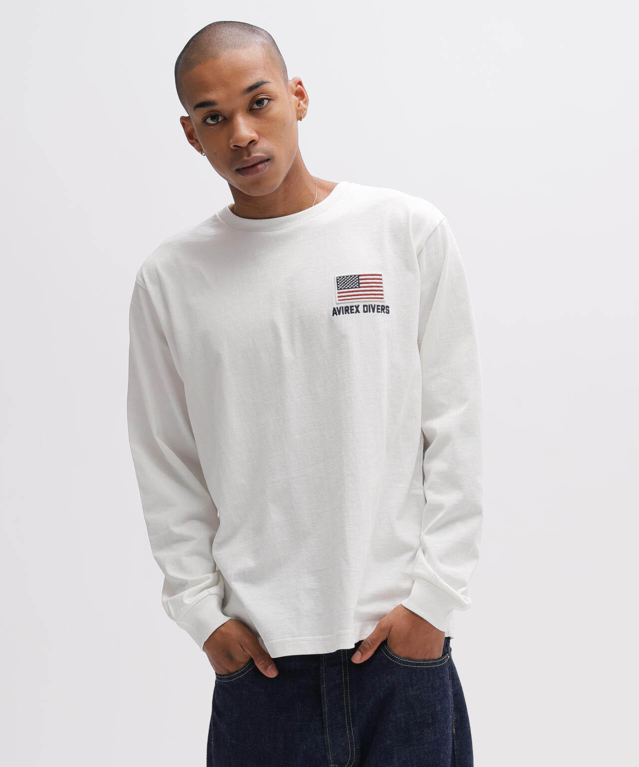 《WEB&DEPOT限定》EMB L/S T-SHIRT NAVY SEALS
