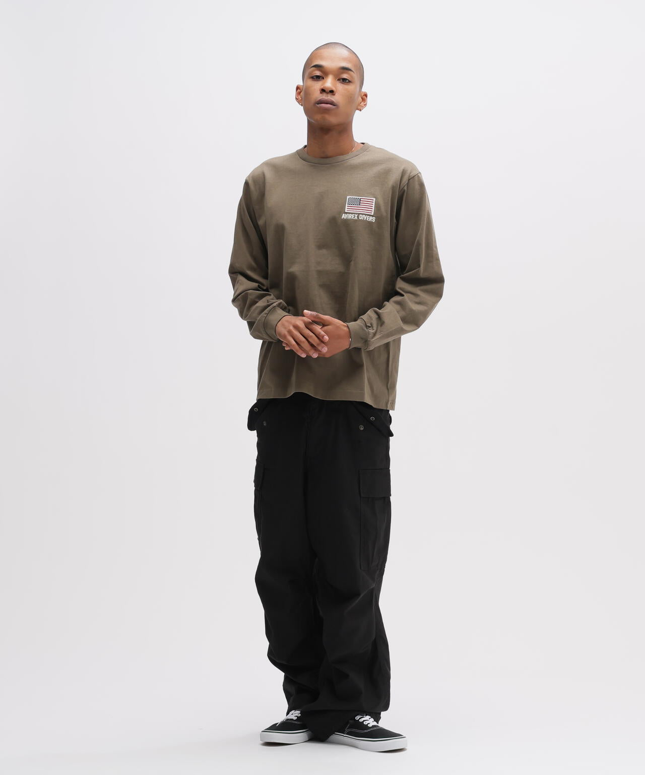 《WEB&DEPOT限定》EMB L/S T-SHIRT NAVY SEALS