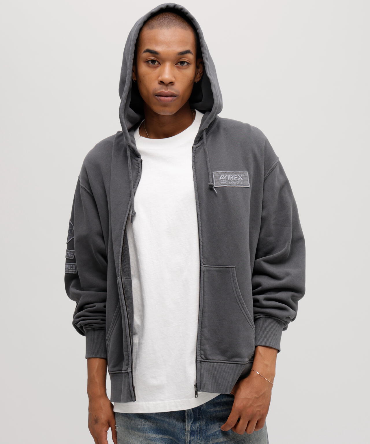 《50th Anniversary》FADE WASH ZIP UP PARKA