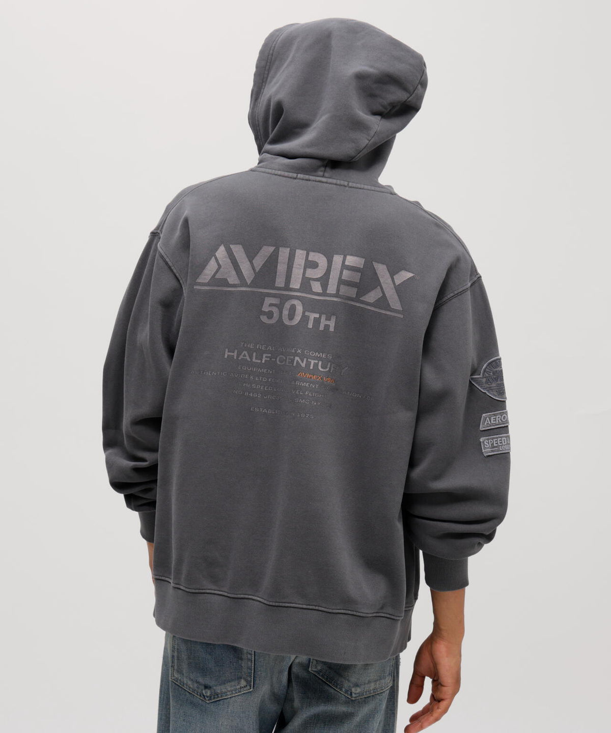 《50th Anniversary》FADE WASH ZIP UP PARKA