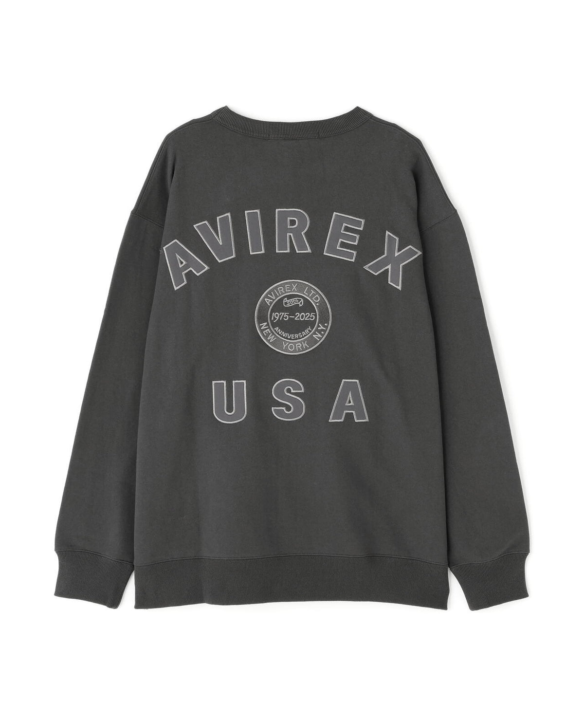AVIREX 50th VARSITY CREWNECK SWEAT