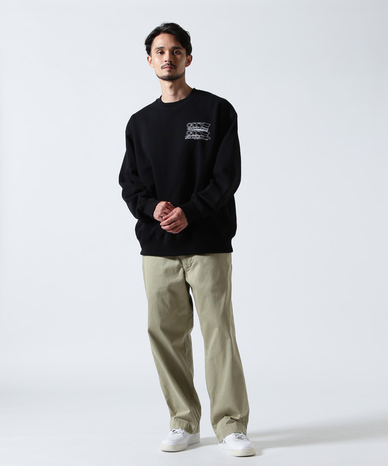《AVIREX × CITY COUNTRY CITY》SIGNATURE CREW SWEAT