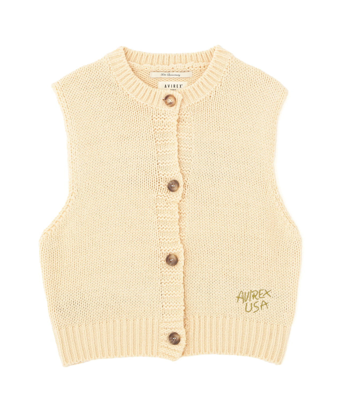 《WOMAN/直営店限定》PATTERN KINT VEST/パターンニットベスト