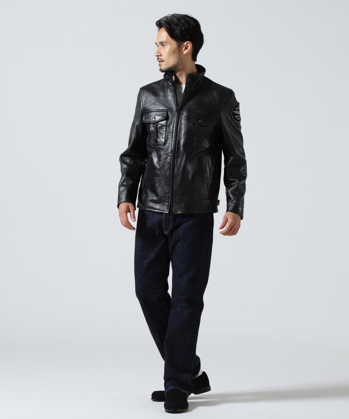 SHEEP SKIN STAND RIDERS JACKET