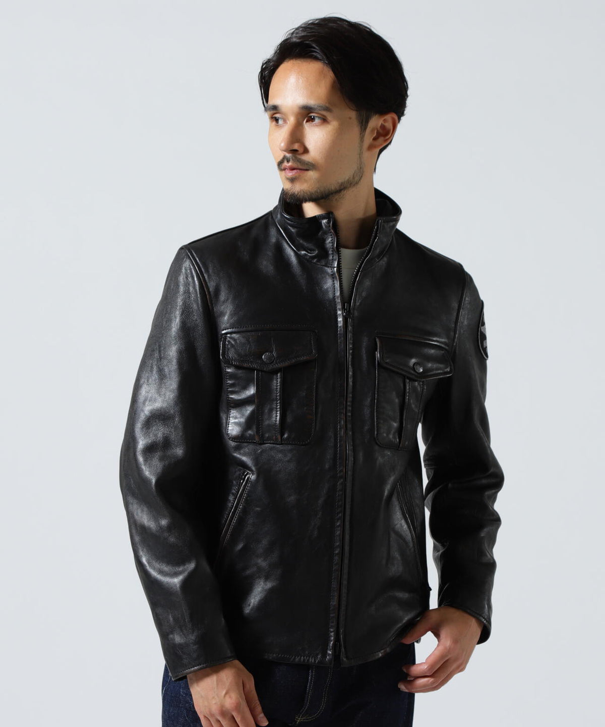 SHEEP SKIN STAND RIDERS JACKET