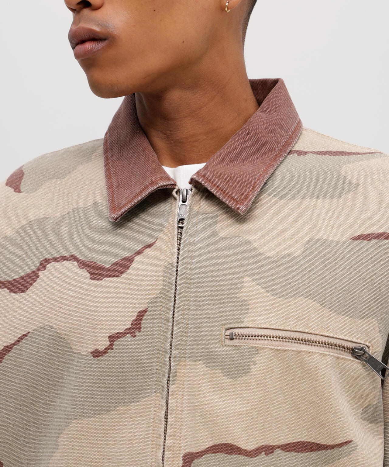 CAMO DUCK JACKET