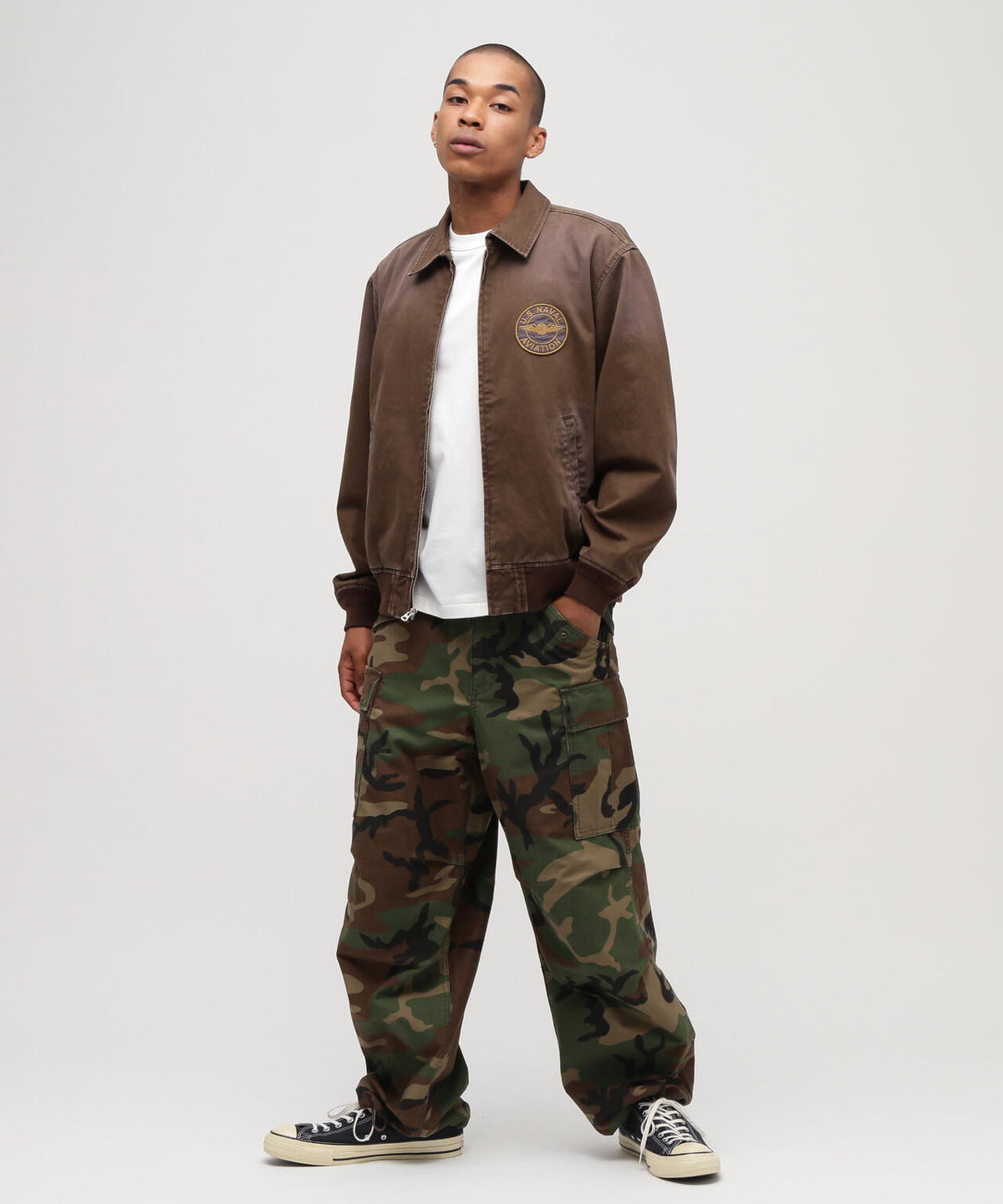 《RESTORE COLLECTION》MILITARY COTTON UTILITY JACKET