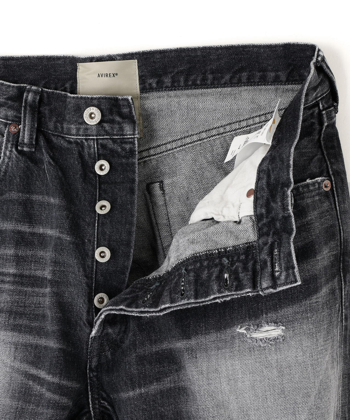 《TFQP》DENIM PANTS BLACK USED