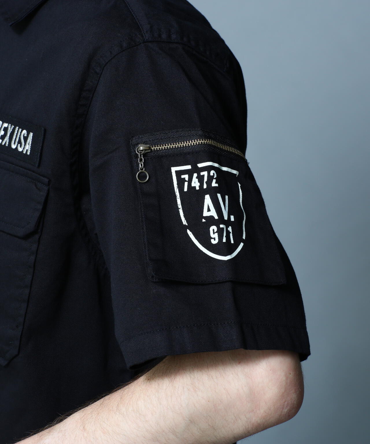 BASIC FATIGUE SHORT SLEEVE SHIRT / ベーシック ファティーグ 半袖シャツ / AVIREX / アヴィレッ