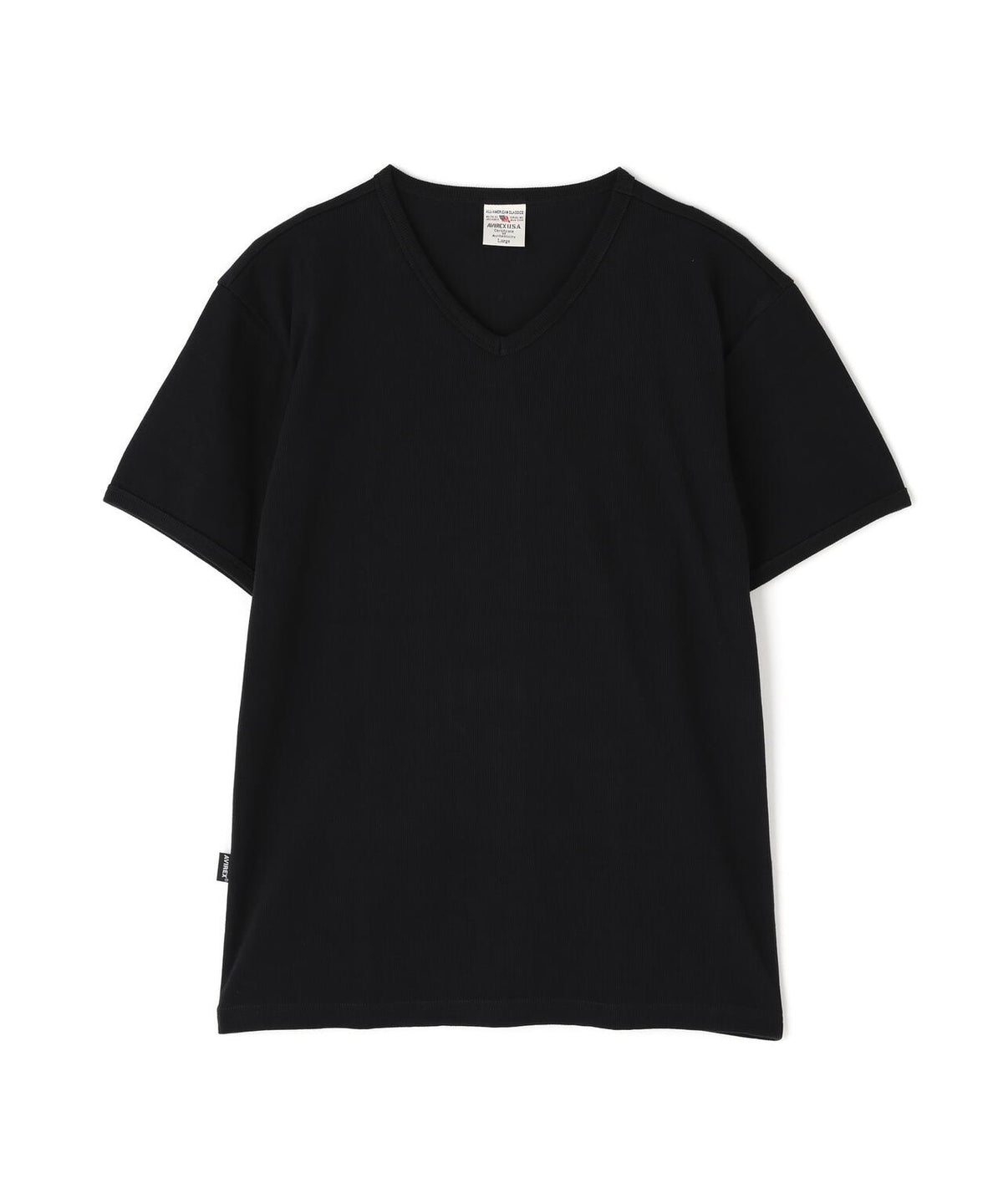 《DAILY/デイリー》RIB S/S V-NECK T-SHIRT/リブ 半袖 ブイネック Tシャツ デイリーウェア