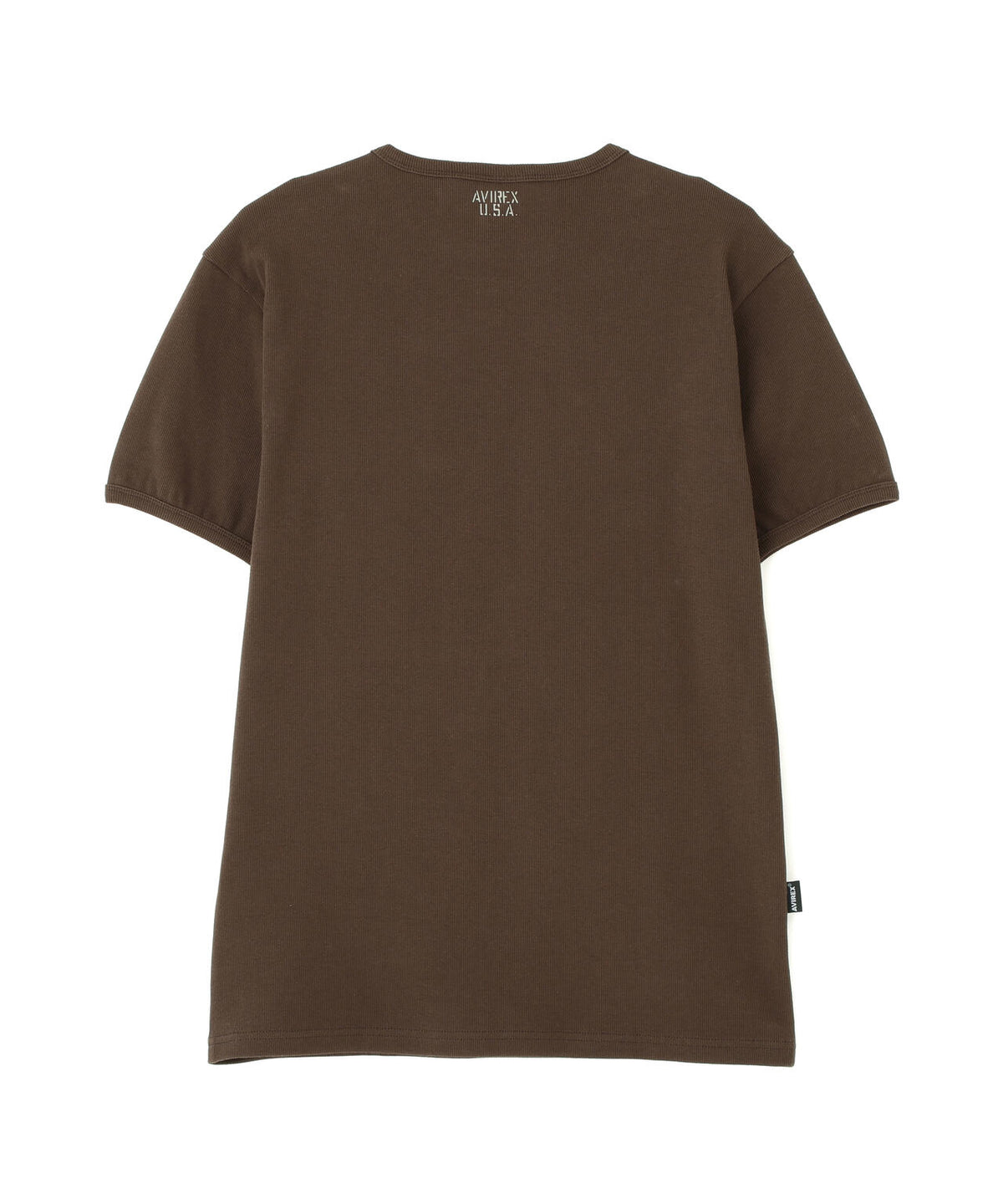 《DAILY/デイリー》RIB S/S CREW NECK T-SHIRT