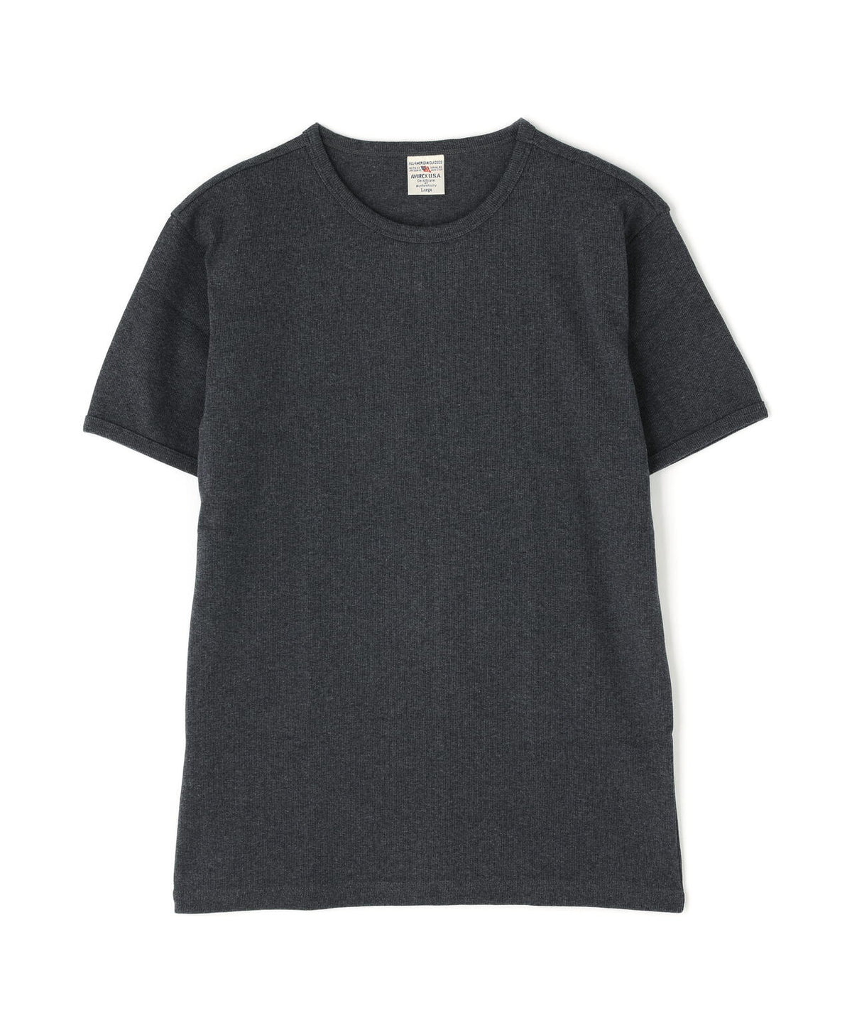 《DAILY/デイリー》RIB S/S CREW NECK T-SHIRT
