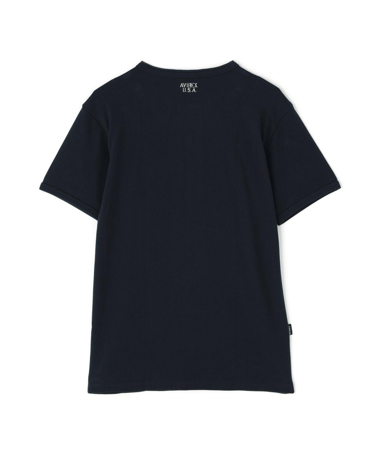 《DAILY/デイリー》RIB S/S HENLEY NECK T-SHIRT