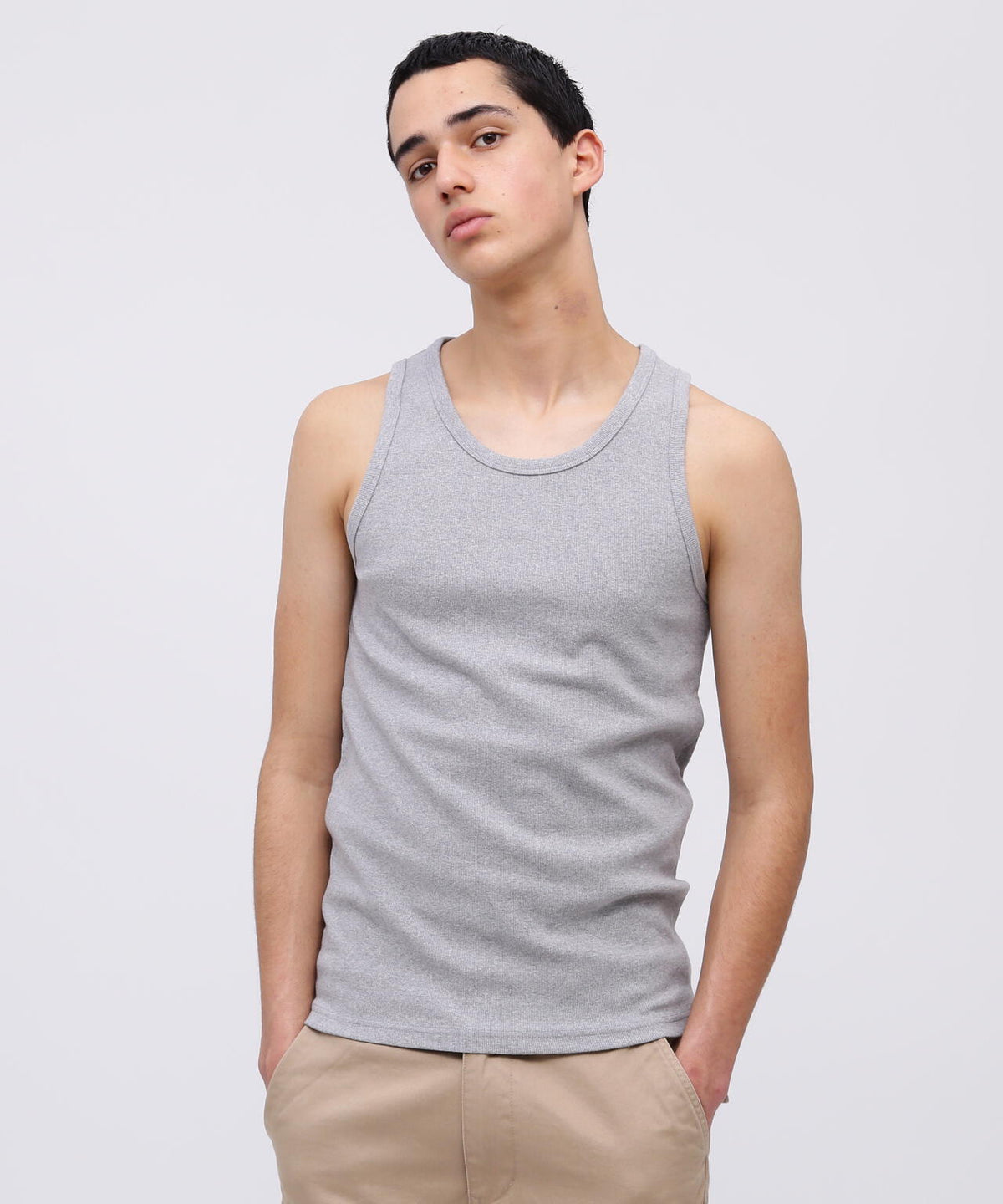 《DAILY/デイリー》RIB TANK TOP/リブ タンクトップ デイリーウェア