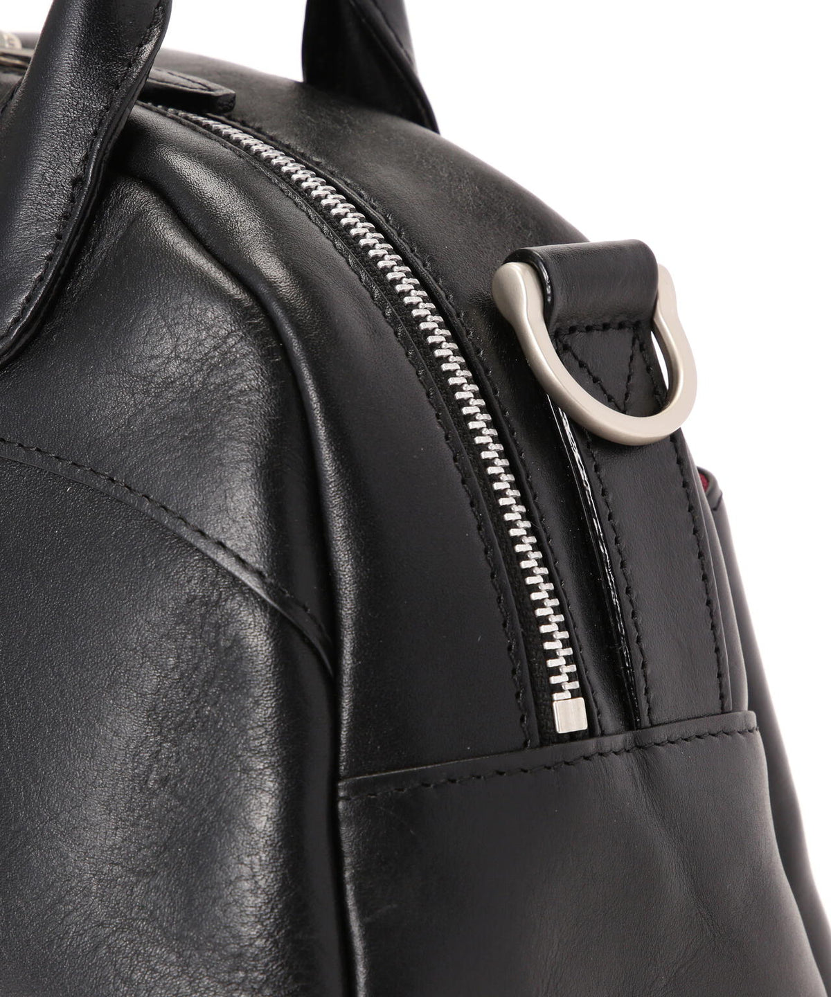 VARSITY LEATHER MINI-BOSTON BAG / AVX5625