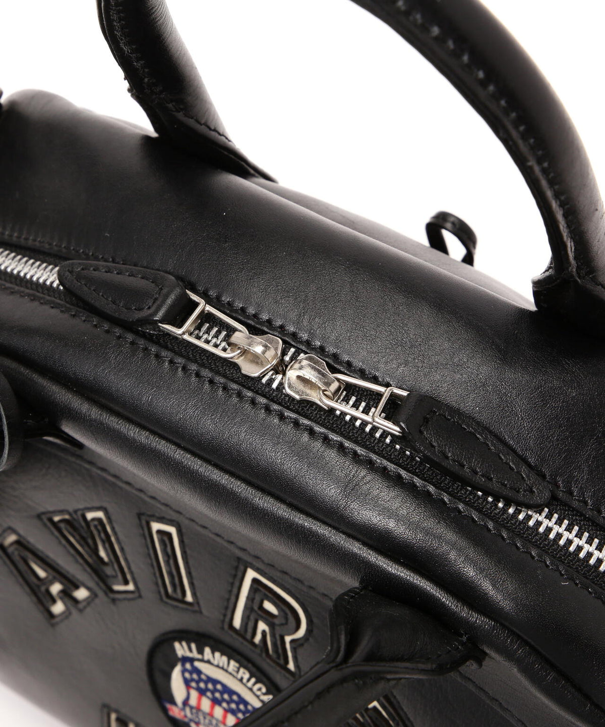 VARSITY LEATHER MINI-BOSTON BAG / AVX5625