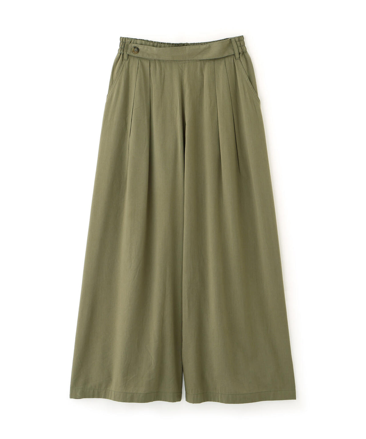 DESIGN BELT TUCK DETAIL PANTS