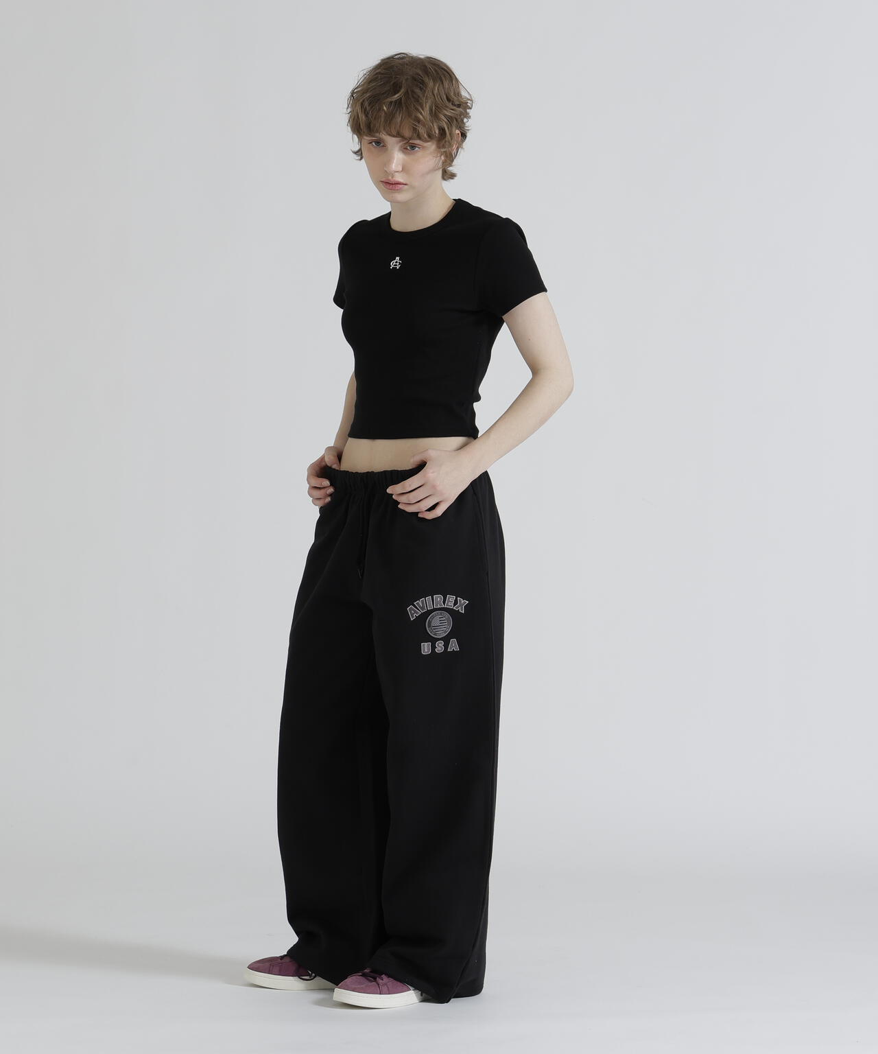 《WOMAN/直営店限定》VARSITY FLAG SWEAT PANTS