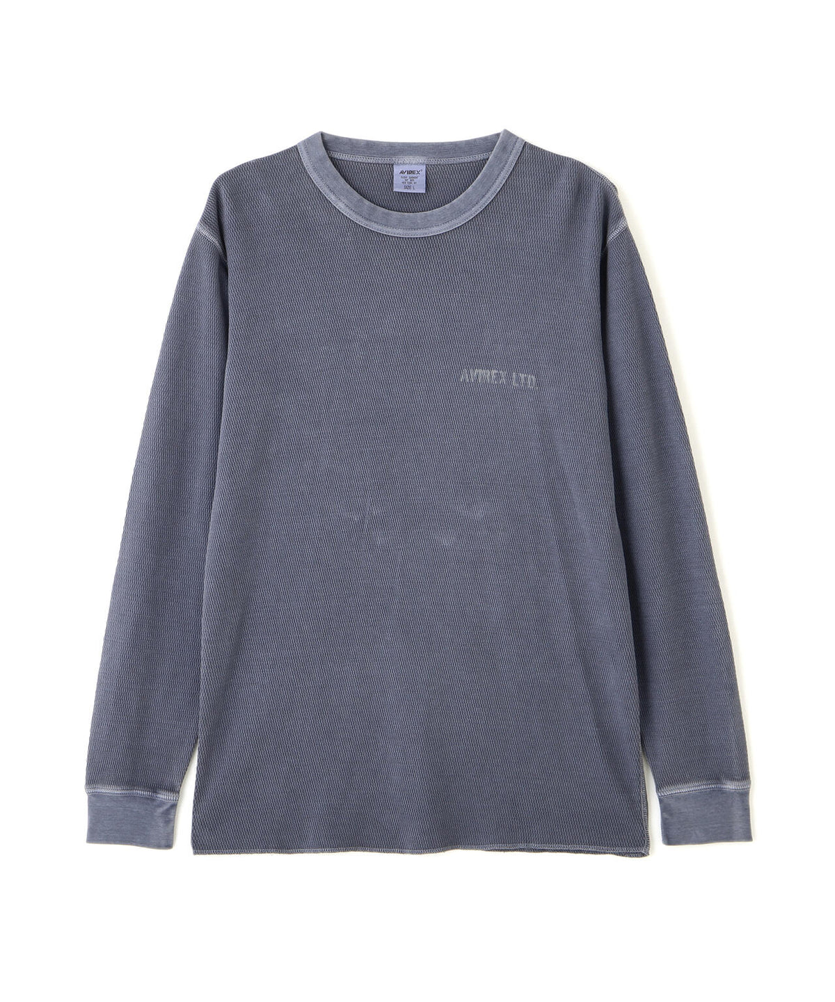 STENCIL HONEYCOMB WAFFLE L/S T-SHIRT