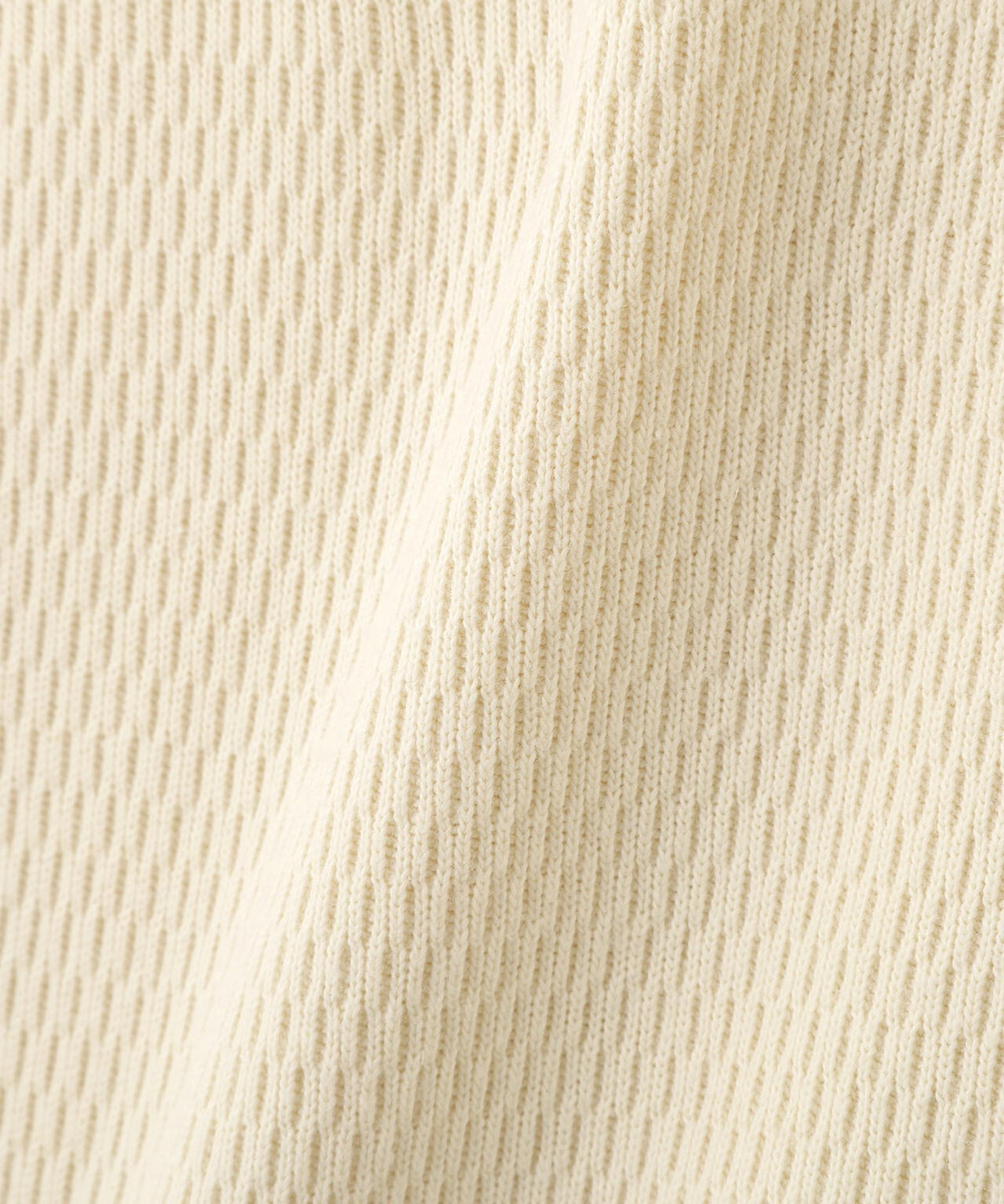 《直営店限定》HONEYCOMB HENLEY NECK L/S T-SHIRT