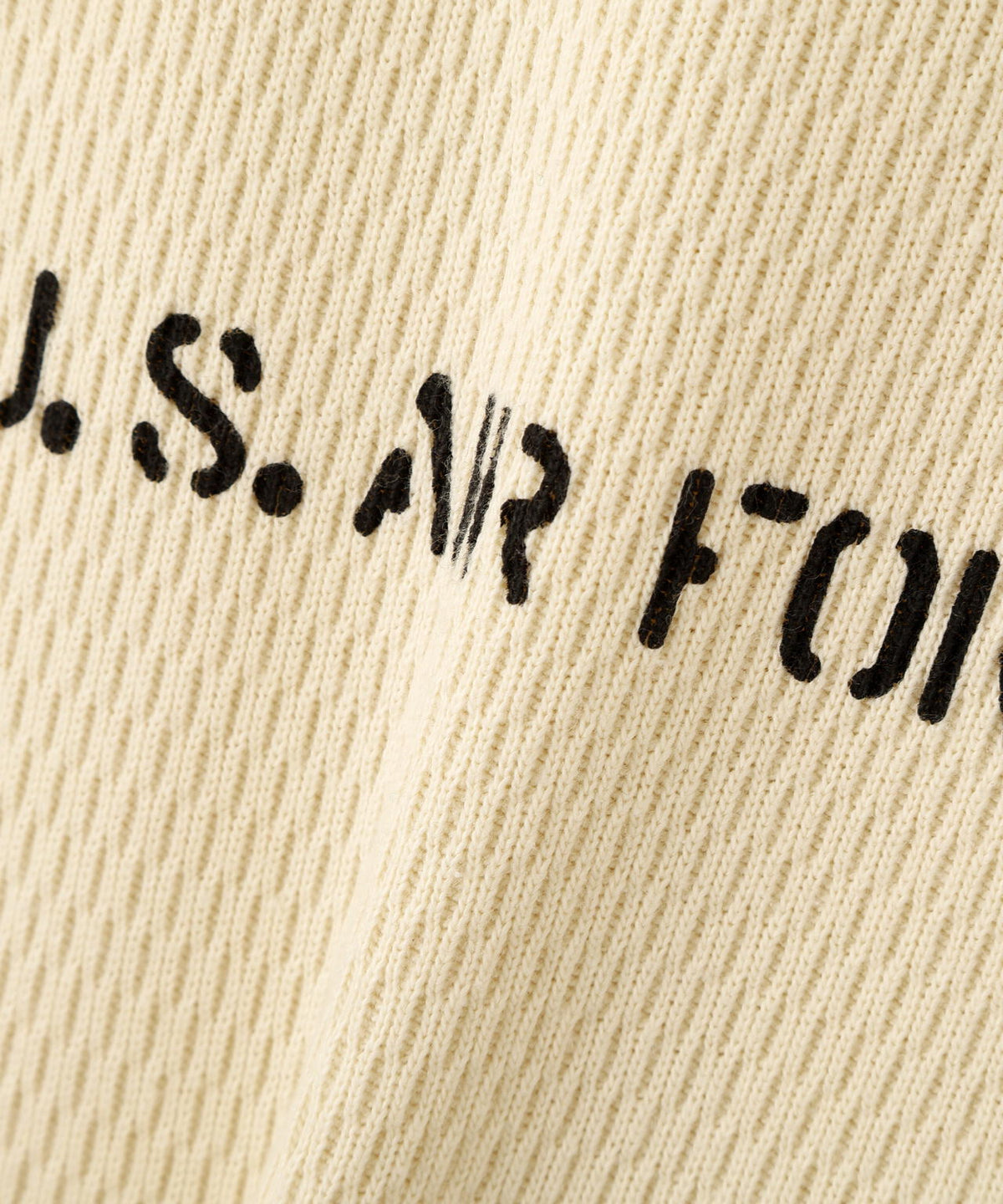 《WEB&DEPOT限定》STENCIL HONEYCOMB HENLEY NECK L/S T-SHIRT