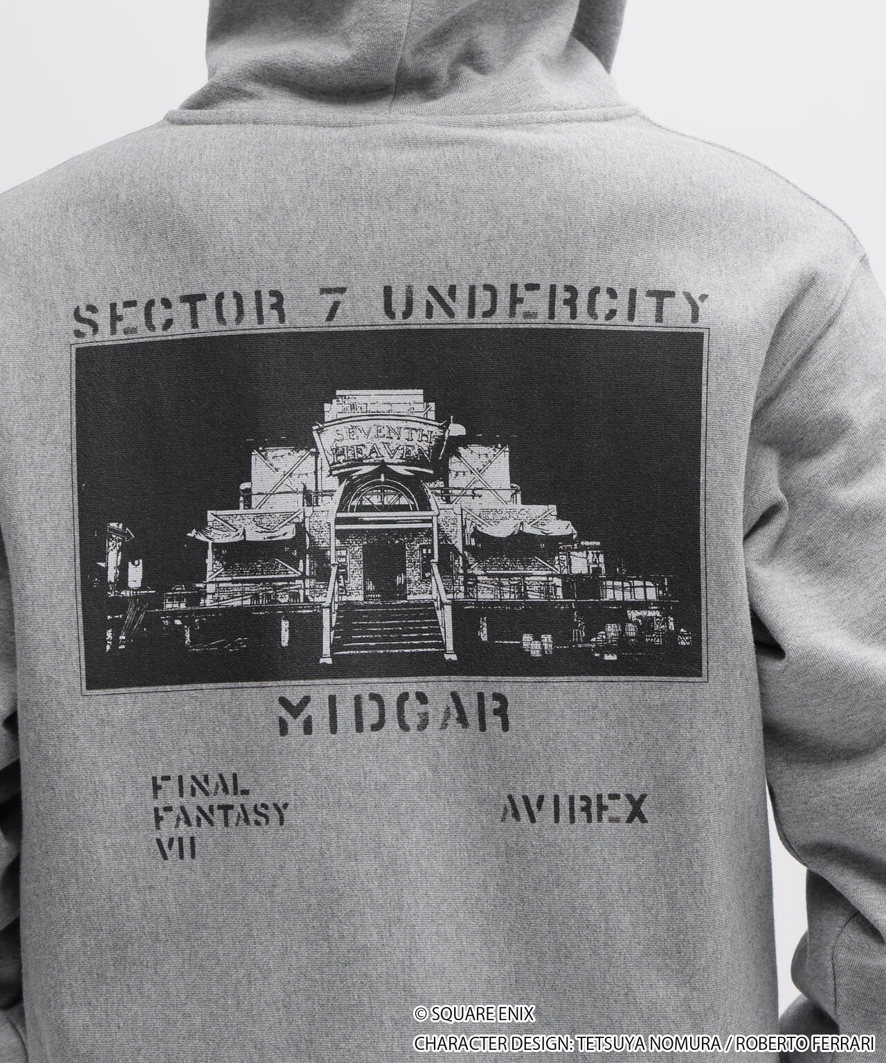 《AVIREX × FINAL FANTASY VII REMAKE》ZIP UP HOODIE ”SEVENTH HEAVEN”
