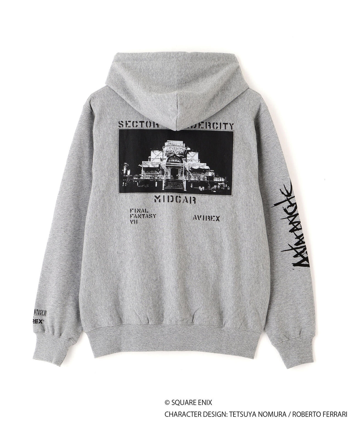 《AVIREX × FINAL FANTASY VII REMAKE》ZIP UP HOODIE ”SEVENTH HEAVEN”
