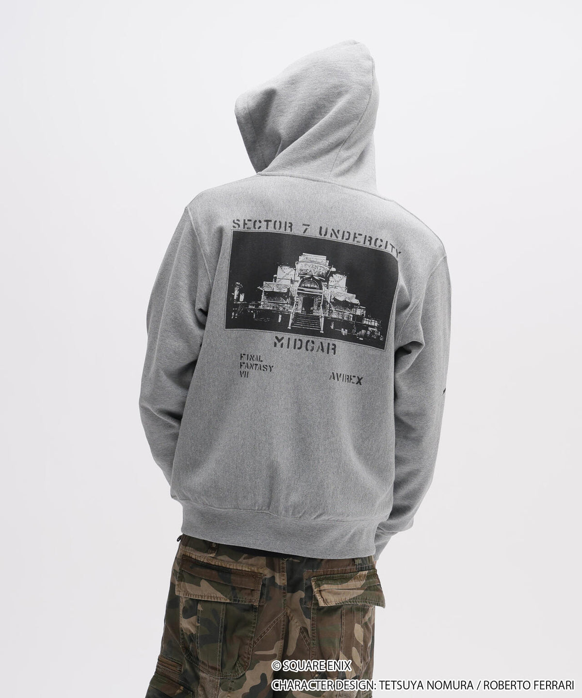 《AVIREX × FINAL FANTASY VII REMAKE》ZIP UP HOODIE ”SEVENTH HEAVEN”