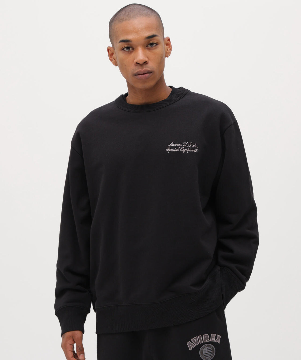 《直営店限定》VARSITY FLAG CREW NECK SWEAT