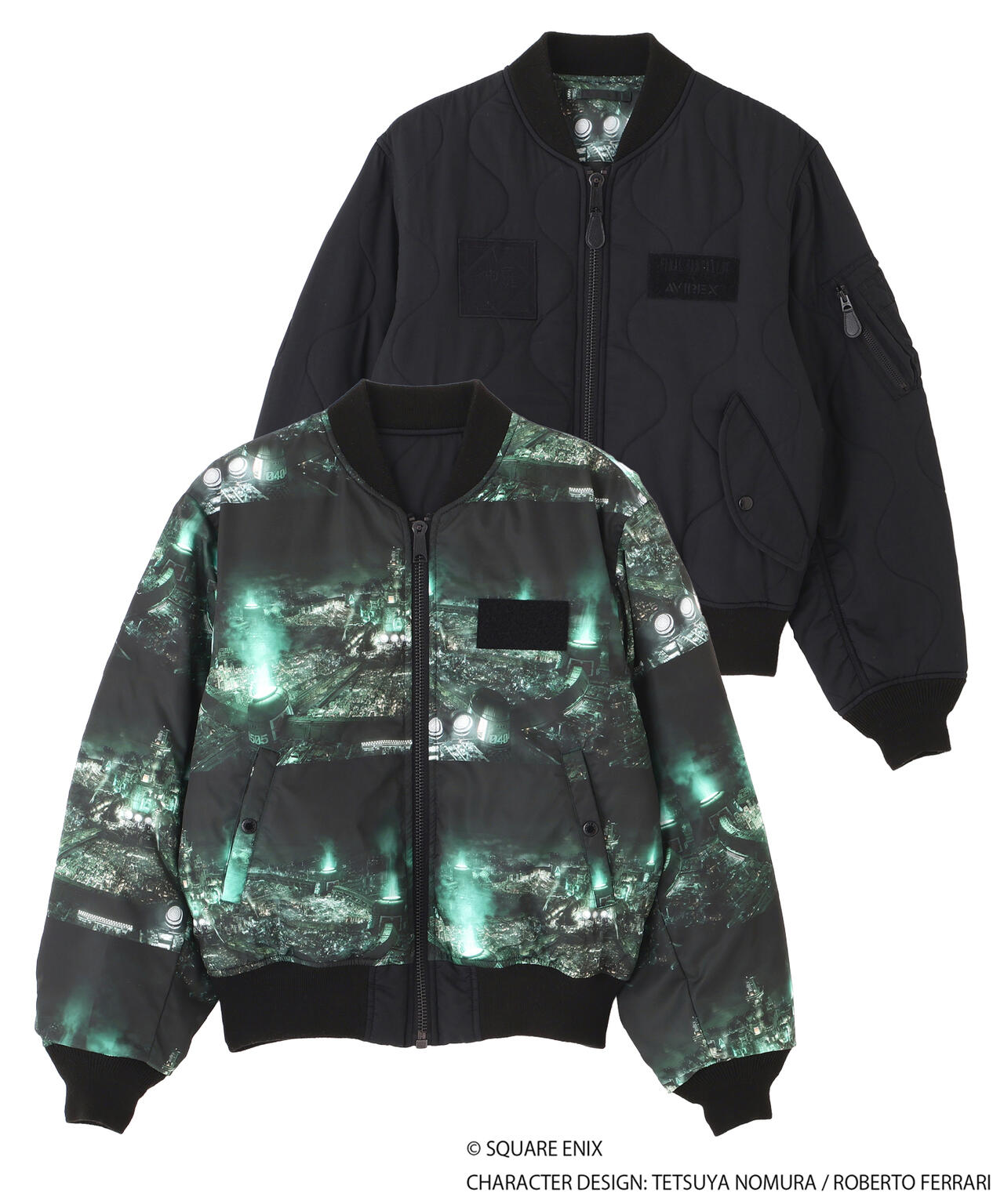 《AVIREX × FINAL FANTASY VII REMAKE》QUILT MA-1 ”MIDGAR”