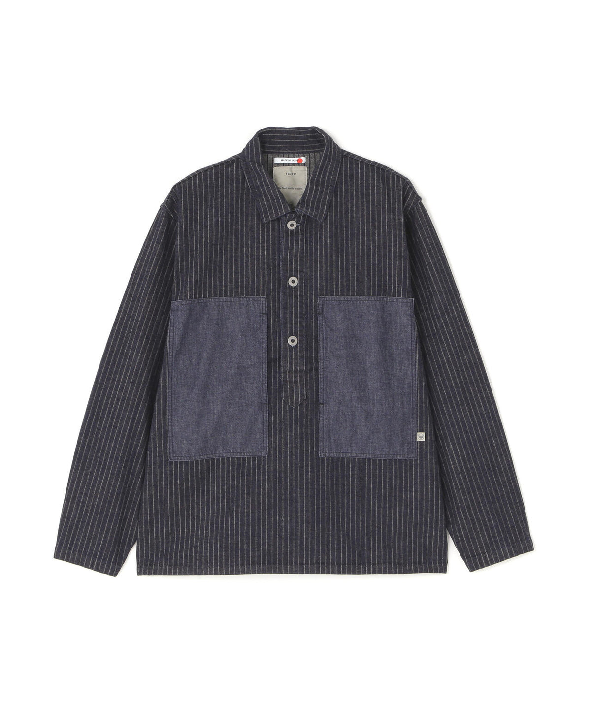 《TFQP by HANDROOM》DENIM ARMY SHIRT / デニム アーミー シャツ