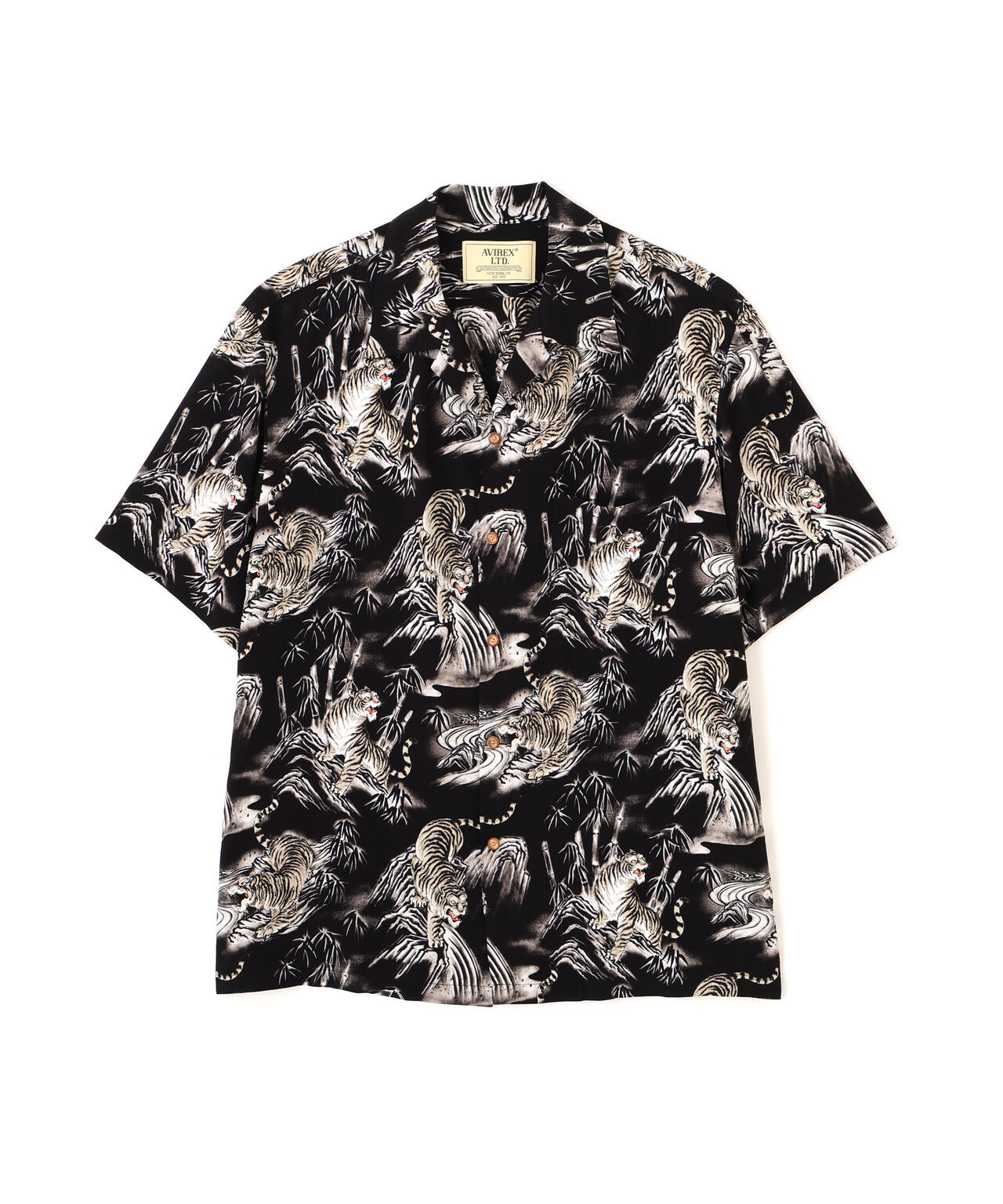 ALOHA SHIRT”TIGER & BAMBOO”