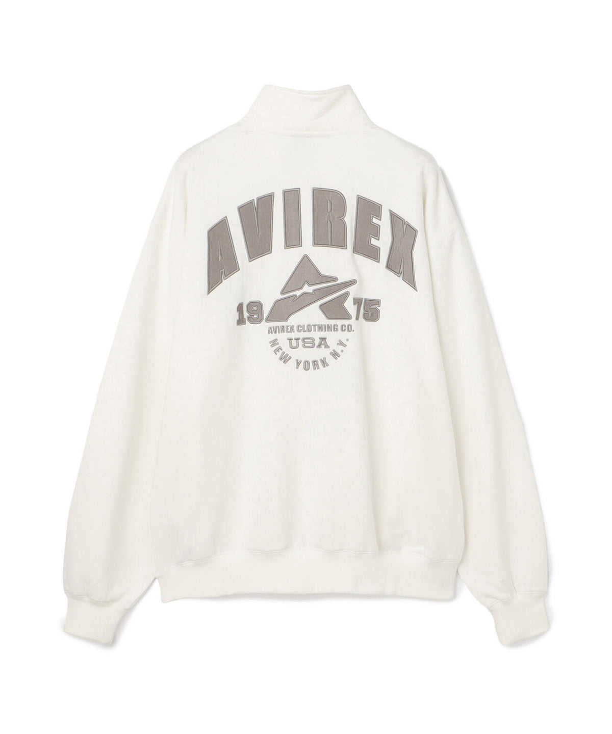 《WEB&DEPOT限定》VARSITY HALF ZIP SWEAT